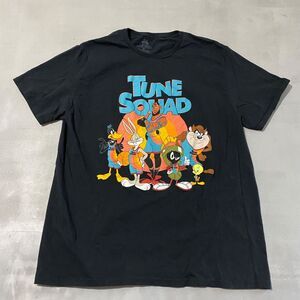 Space Jam looney Tunes Shirt Mens Size‎ XL black short sleeve cartoon